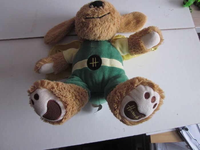 Harrods London Superhero Dog Puppy Plush