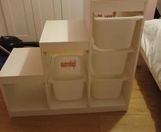 Ikea trofast storage unit with baskets