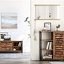 Chest of Drawers Cupboard Kitchen Cupboard Sideboard with 3 Shelves and Cupboard Image 4
