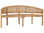 Banana Bench 180 cm Solid Teak Wood
