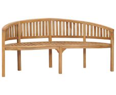 Banana Bench 180 cm Solid Teak Wood