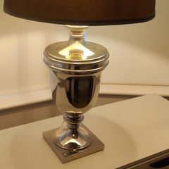 Silver Table Lamp