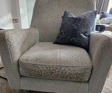 Sophia Patterned Accent Swivel Chair DFS