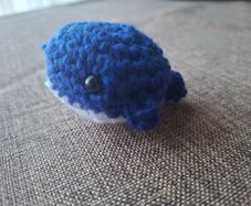 Whale crochet plushie
