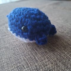 Whale crochet plushie