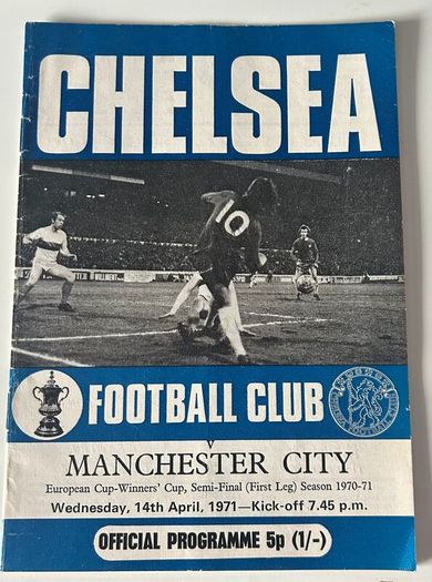 Chelsea 1970/71 Matchday Programmes