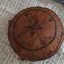 Vintage Moroccan ethnic pouffe Image 3