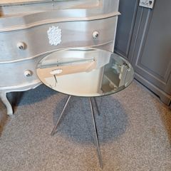 Habitat small glass table