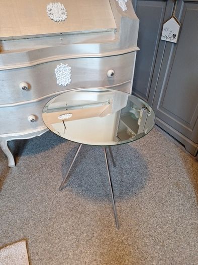 Habitat small glass table