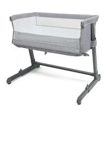 Free Babylo Cozi Sleeper Bedside Crib Flint Grey