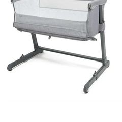Free Babylo Cozi Sleeper Bedside Crib Flint Grey