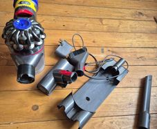 Dyson Cordless Vacuum with some Attachments - SPARES OR REPAIRS ONLY