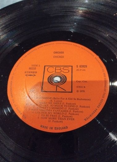 Chicago 2 vinyl