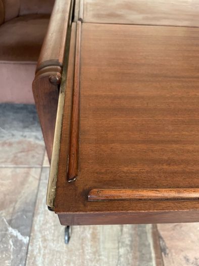 Antique Art Deco Metamorphic Side Table Tea Trolley 1920s