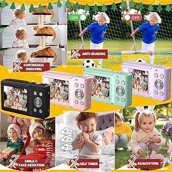 FREE EXPRESS SHIPPING Digital Camera, Hauyince FHD 1080P 44MP Compact Camera, Vlogging Camera with 16X Digital Zoom, Powerful Camera
