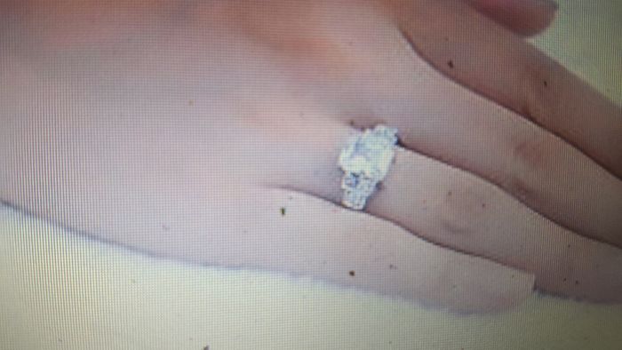 10kt White Gold Filled Ring