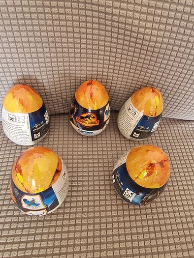 5x Sealed Jurassic World Dominion Captivz Slime Eggs - New