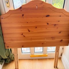 Single pine headboard