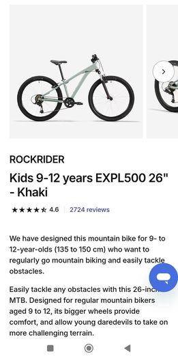 mountain bike kids 9-12