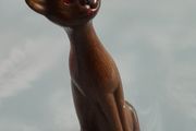 Ornament - C.1960s Cat - Figurine