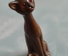 Ornament - C.1960s Cat - Figurine
