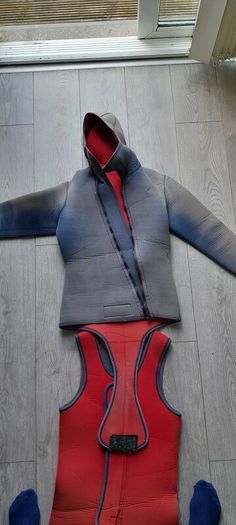 wet suit, thick one.
