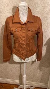 Rust coloured denim  jacket