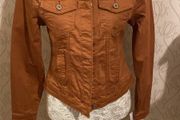 Rust coloured denim  jacket