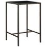 3 Piece Garden Bar Set Poly Rattan Brown Image 2