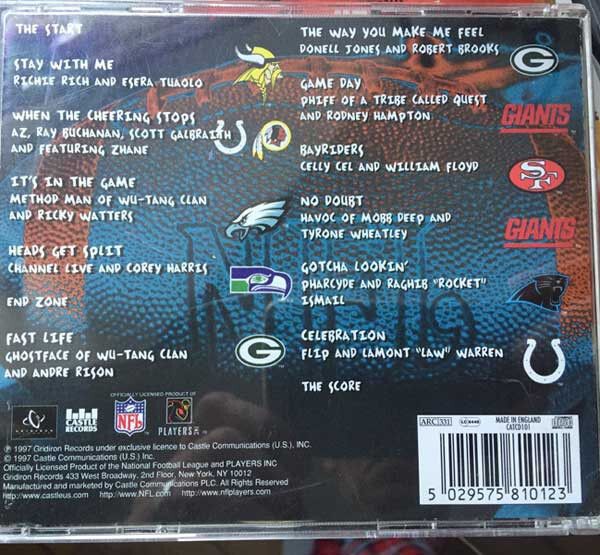 Various "NFL Jams" CD Compilation