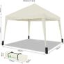 3x3m Pop Up Gazebo with 4 Leg Weight Bags, Folding Party Tent for Garden Outdoor, White (FREE POSTAGE) Image 5