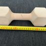 Dog Square dumbbell training wood 400g Brand new Image 3