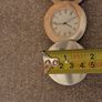 Vintage 3-Ring Folding Travel Weather Station & Clock Set - Chrome Image 6