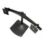 Ergotron DS100 Dual Monitor Desk Stand | Horizontal | Up to 24" Monitors Image 2