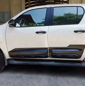 Side Door Body cladding Molding Guards For Mitsubishi Triton L200 2019 2020 2021 2023 2024 Double Cab Models Car Accessories