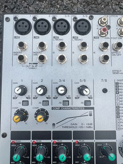 Yamaha mixing desk