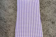 Purple Gingham Dress