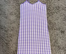 Purple Gingham Dress