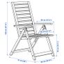 x2 Garden Chairs with cushions and cover Image 5