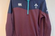 ireland rugby halfzip