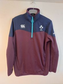 ireland rugby halfzip