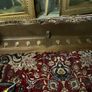 Old coat rack with brass hooks, large and heavy Image 3