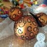 Large Disney Mickey Mouse Lion King Pattern Glass Christmas Festive Bauble Image 8