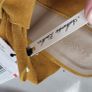 MANGO mustard suede mules with bow tie detail - Sz 41 - Fit 7.5 to 8 UK - Bnwt Rrp 59.99 Image 5