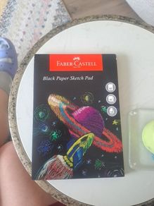Black paper Sketch pad
