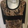 Sidona sir Co black leopard print tunic/dress size UK14/16 EU42/44 Postage included Image 2