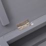 Shoe Cabinet Grey 50x28x98 cm Paulownia Wood Image 4