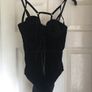 Topshop velvet bodysuit Image 2