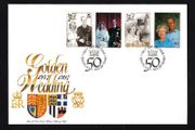1997 Isle of Man Golden Wedding of Queen Elizabeth II and Prince Philip Commemorative Stamps First Day Cover (FDC)