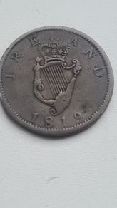 Ireland half penny 1819 Token